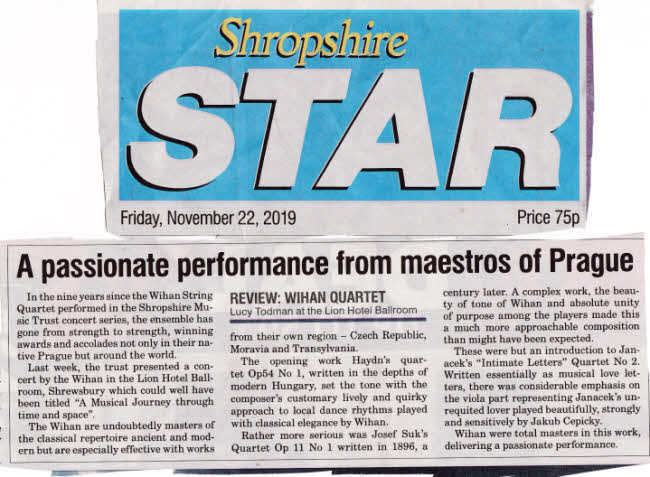 20191122 shropshire star wihan quartet review